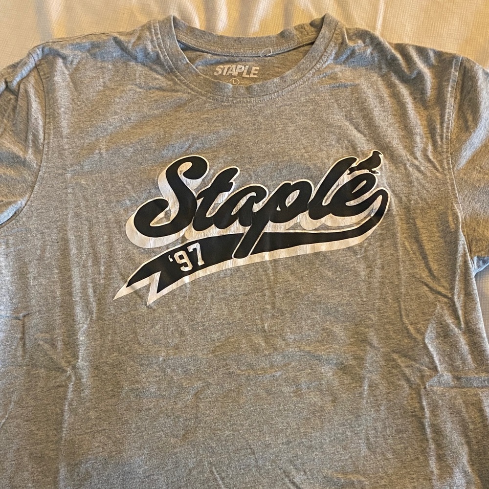 Staple Men's Heather Gray Logo Tee